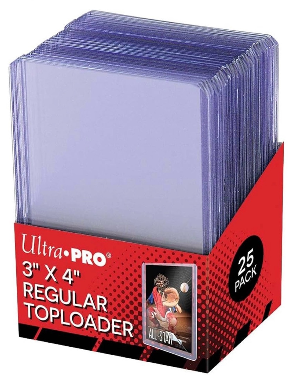 Ultra PRO Purple 3" x 4" Regular Toploader Sleeves - 25 Pack